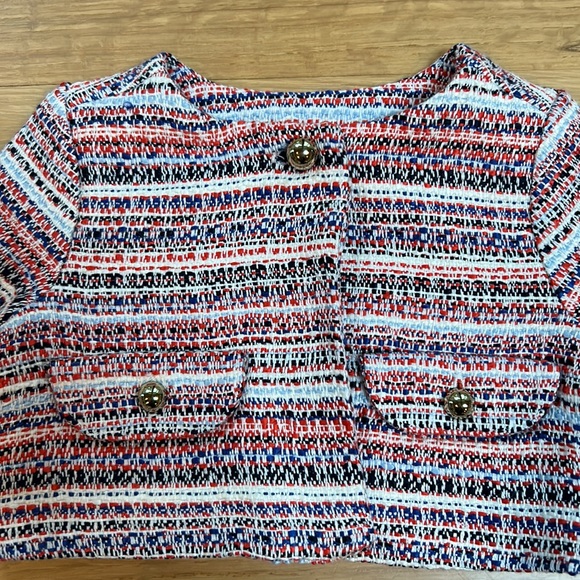 Janie and Jack Tweed Jacket - Picture 2 of 3